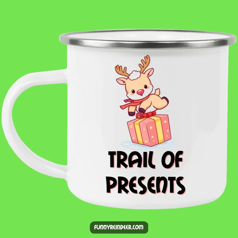 Funny Reindeer Campfire Mug: Sip Your Hot Cocoa with Cheer