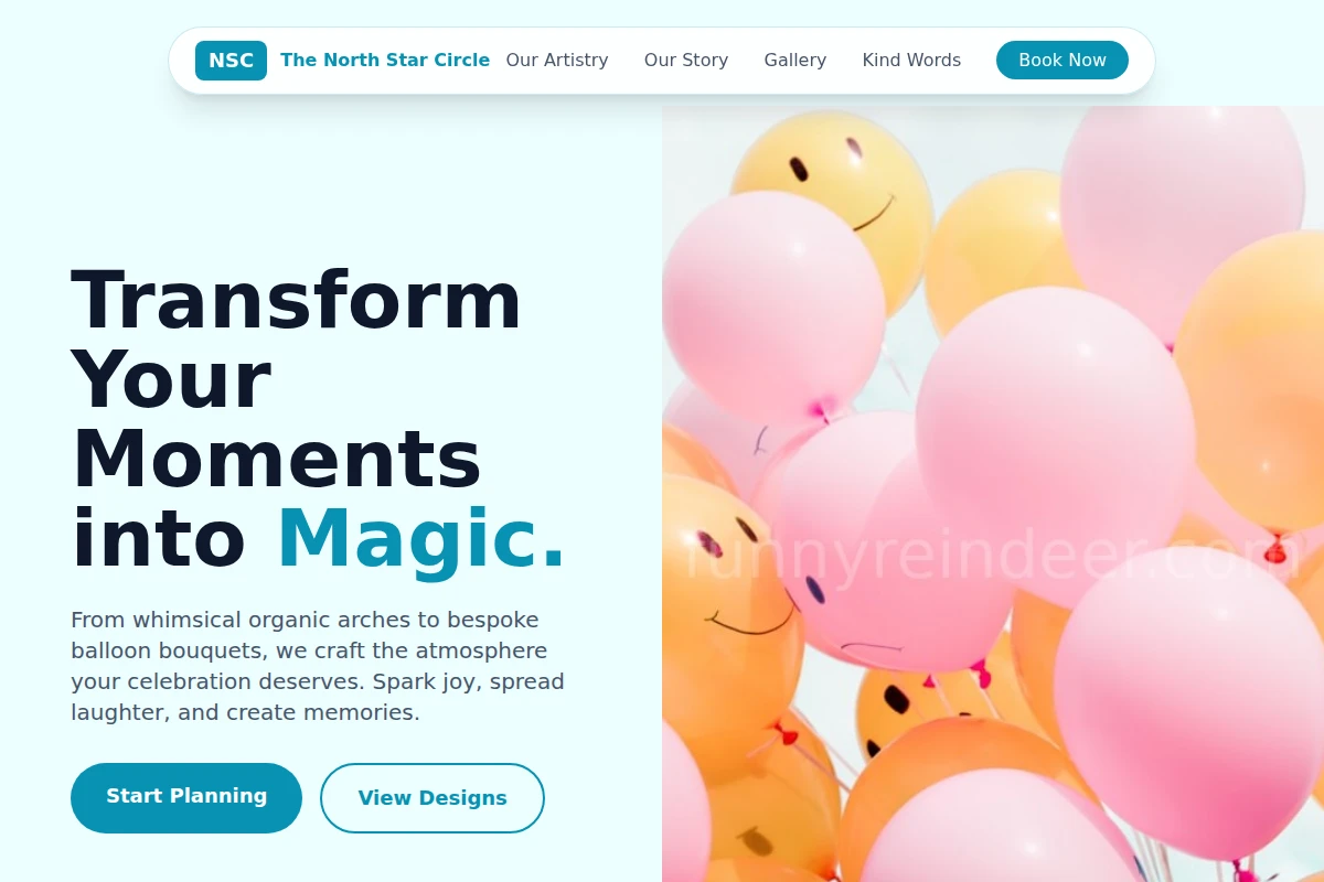Ribbon Balloons