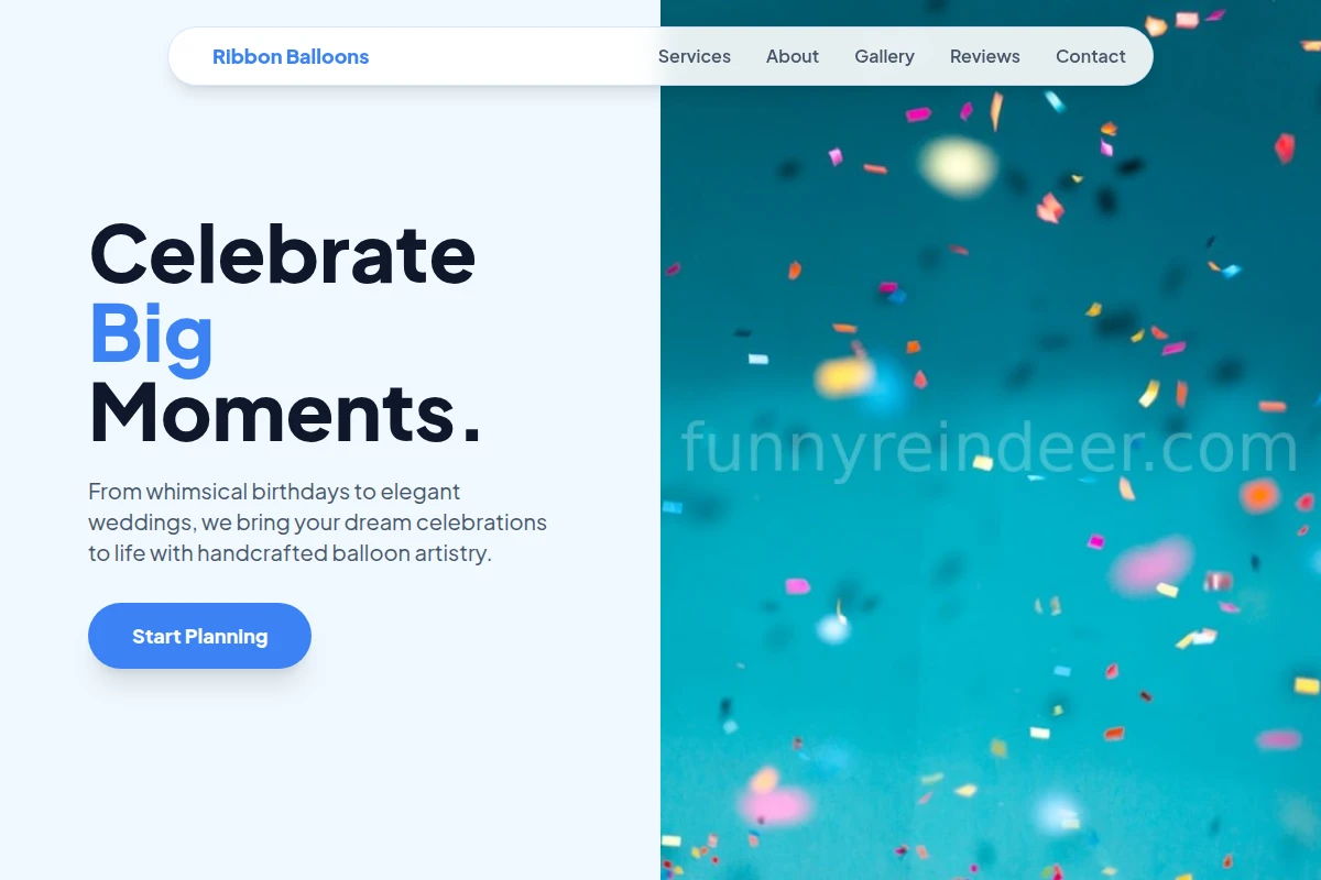 Ribbon Balloons