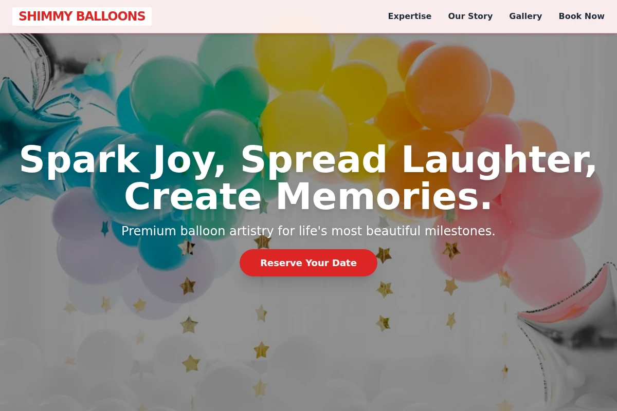 Shimmy Balloons