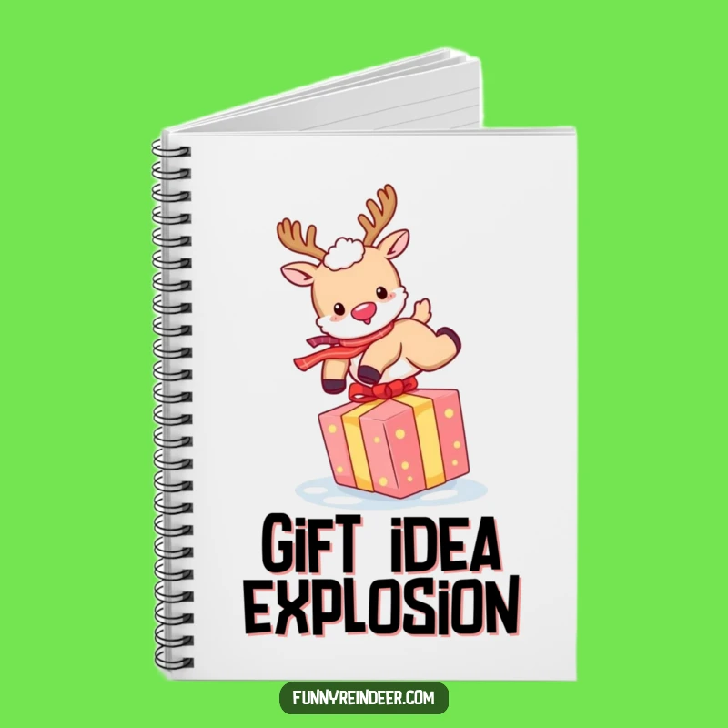 Funny Reindeer Holiday Planner Notebook: Organize Your Festive Fun